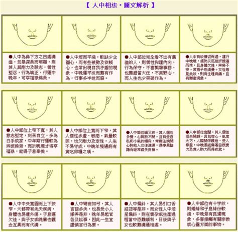 面相|面相图解